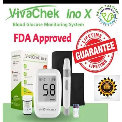 VivaChek Ino X Glucose Meter with 50 Strips