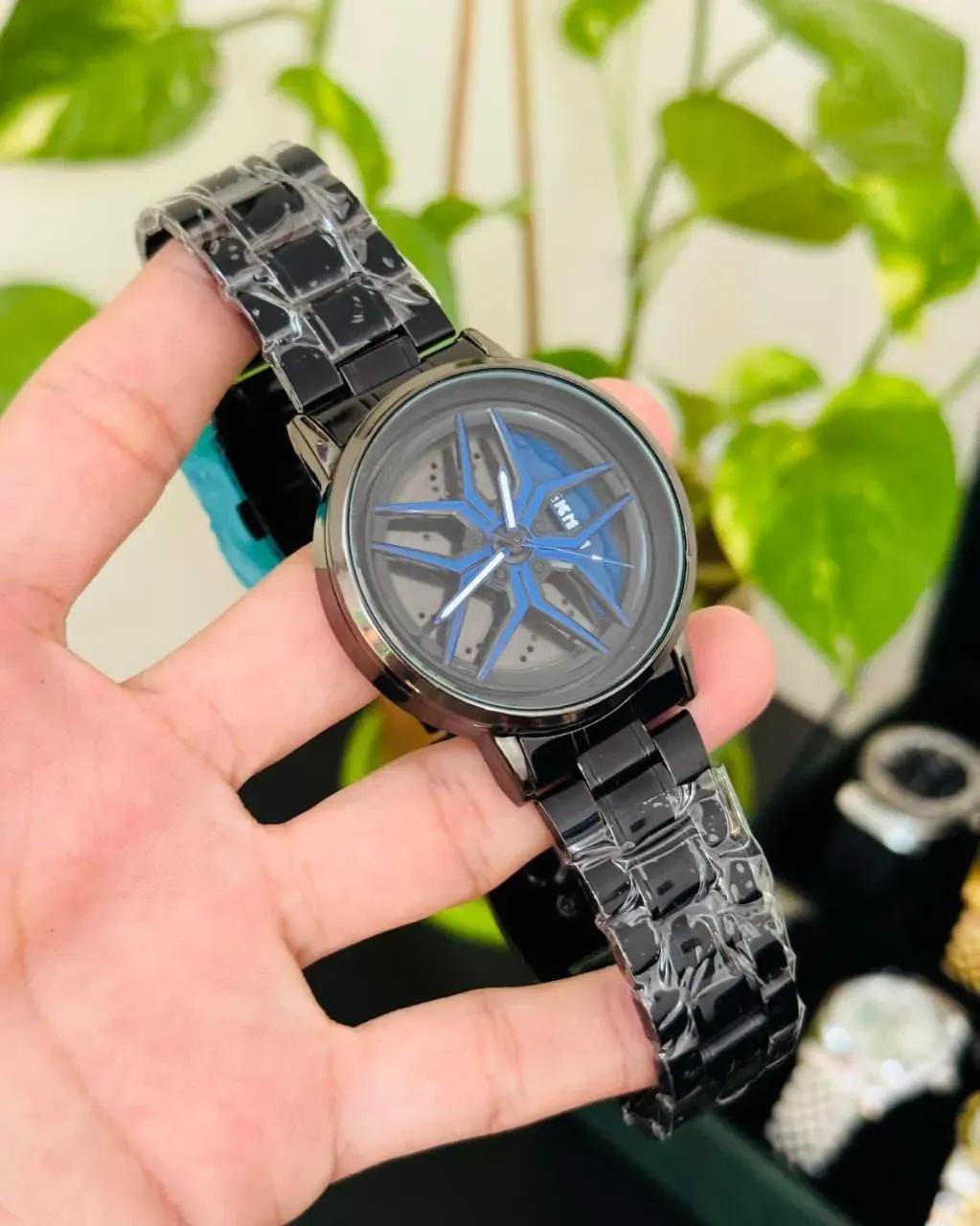 New stylish BMW wheel watch