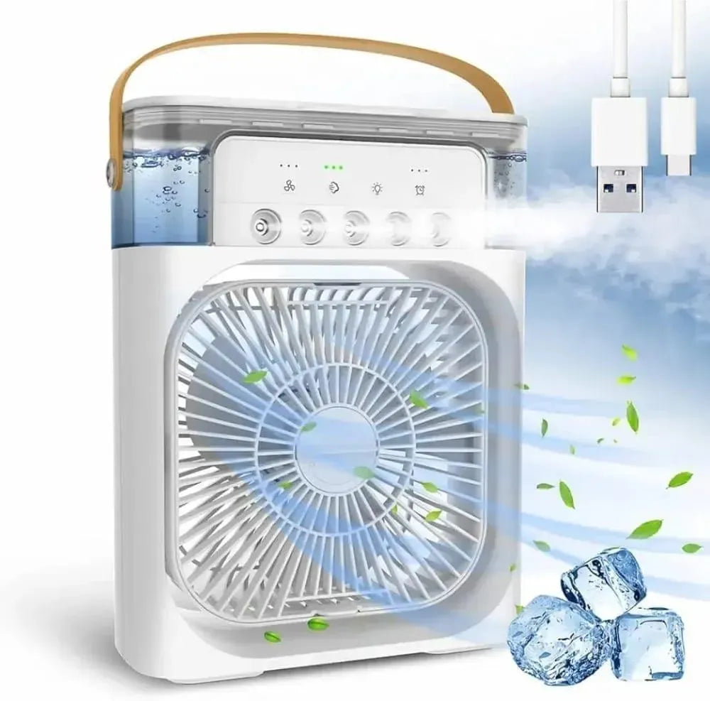 Mini Air Cooler USB Portable White