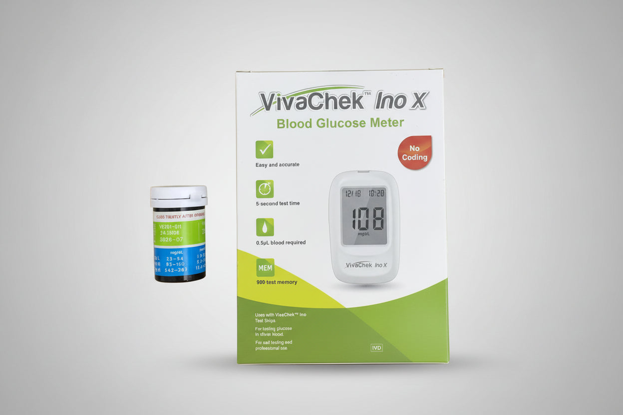 VivaChek Ino X Glucose Meter with 50 Strips