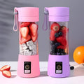 Portable USB Juicer Blender 380ml – 6 Blade Mini Smoothie Maker