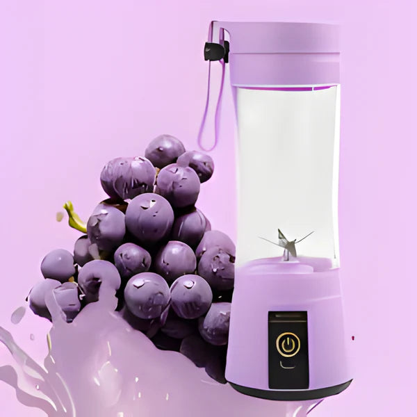 Portable USB Juicer Blender 380ml – 6 Blade Mini Smoothie Maker