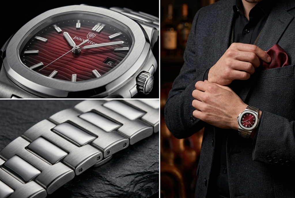 Poedagar Luxury Men's Quartz Wristwatch