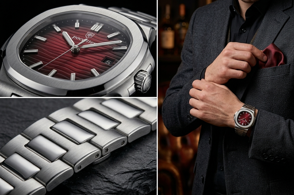 Poedagar Luxury Men's Quartz Wristwatch