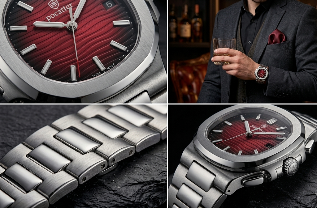 Poedagar Luxury Men's Quartz Wristwatch